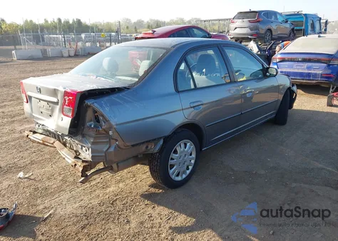 2004 Honda Civic Lx from USA, damaged, VIN 2HGES16584H531846